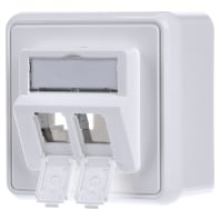 H02000A0092 - RJ45 8(8) Data outlet white H02000A0092