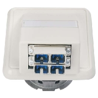 H02051C0514 - SC-Duplex Optic data outlet white H02051C0514