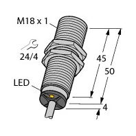 Bi5-M18-AP6X - Inductive proximity sensor 5mm Bi5-M18-AP6X