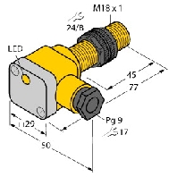 Ni10-P18SK-AP6X - Inductive proximity switch 10mm Ni10-P18SK-AP6X