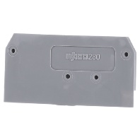 280-308 - End/partition plate for terminal block 280-308