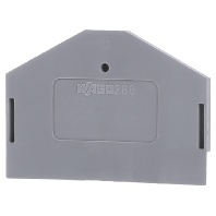 280-312 - End/partition plate for terminal block 280-312