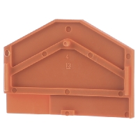 280-313 - End/partition plate for terminal block 280-313