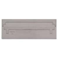 284-309 (100 Stück) - End/partition plate for terminal block 284-309