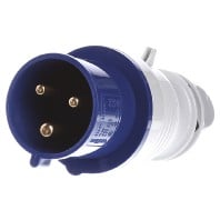 230306 - CEE plug 32A 3p 6h 230 V (50+60 Hz) blue 230306