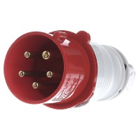 230SL - CEE plug 32A 5p 6h 400 V (50+60 Hz) red 230SL