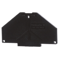 PAP PRV/PPV4 SW (10 Stück) - End/partition plate for terminal block PAP PRV/PPV4 SW