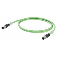 IE-C5DD4UG0100MCSMCS - M12 Patch cord Cat.5 10m IE-C5DD4UG0100MCSMCS