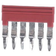 ZQV 4N/6 RD (20 Stück) - Cross-connector for terminal block 6-p ZQV 4N/6 RD