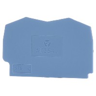 APF 2,5 - 4 BLAU (10 Stück) - End/partition plate for terminal block APF 2,5 - 4 BLAU