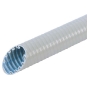 Plastic corrugated tube, cable protection tube, FFKuS-EM-F 25 grey
