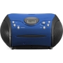UKW-Radio m.CD stereo,blau/schwarz SCD-24 blue/black