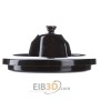 Zentralstck mit Knebel sw/gl 164701