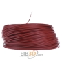 Single core cable 0,5mm red H05V-K 0,5 rt Eca ring 100m