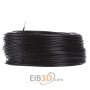 Single core cable 0,5mm black H05V-K 0,5 sw Eca ring 100m