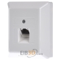 RJ45 8(8) Data outlet 6A (IEC) white UAE-Cat.6A iso8UAprw