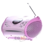 UKW-Radio m.CD stereo,pink SCD-24 PINK
