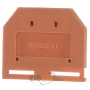 End/partition plate for terminal block 281-302
