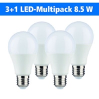 LED bulb PLED MP3+1 A60 8.5W PK=4pcs