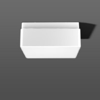 Wall / ceiling light Opal square A60 2x60W E27 280x280x120 21129.002