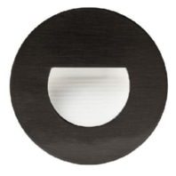 LED-Wandeinbauleuchte LB23 EDOS 1,5W 80lm 3000K 100� schwarz rund