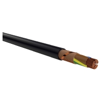 Power cable < 1kV, fix installation NYCWY 3x 10RE/10 Eca