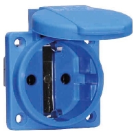 Panel mounted socket outlet with 71094