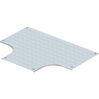 Tee cover for cable tray 500mm DFT 500 DD