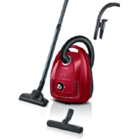 Canister-cylinder vacuum cleaner