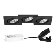 LED-Strahlerset (Inhalt: 3) schwarz 39465183S3