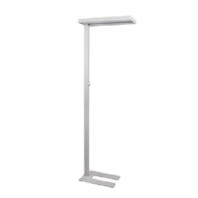 Floor lamp 2x60W LED exchangeable silver 77450694