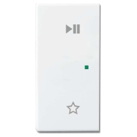 Touch rocker for home automation white 6237-21-84