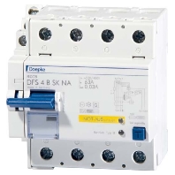Residual current breaker with auxiliary DFS4063-4/0,03-BSKNA