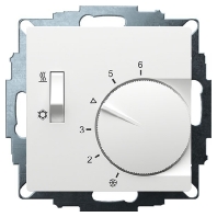 Room clock thermostat 5...30C UTE 1770-RAL9016-M55