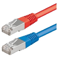 Kabelset RJ45 10m f.TW, 6x rot/6x blau CABLE-SETRJ4510mTWx6