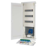 Flush mounted mounted distribution board KLV-60UPP-W-HY36-F