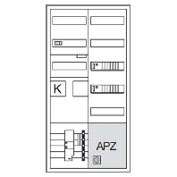 Equipped meter cabinet ZB32ET215W31