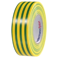 Adhesive tape 20m 19mm green-yellow HTAPEFLEX1519x20GNYE