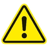 Warning/signing plate 597-61211 (quantity: 100)