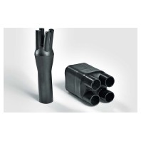 Vierfinger-Formteil schwarz 418-4-B8W2 PO-X BK