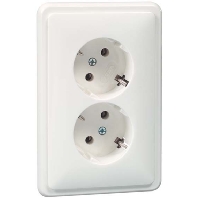 Socket outlet (receptacle) H 80.6512 WI W