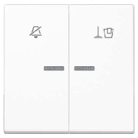 Cover plate for switch/push button white A RU KO5 M WW