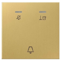 Cover plate for switch/push button brass ME CU KO5 M C