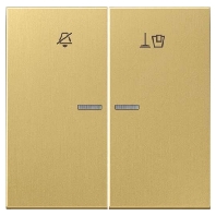Cover plate for switch/push button brass ME RU KO5 M C