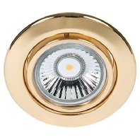 Recessed ceiling spotlight LB22 C 3830 gold 24 carat gold plated 50W, 1750007900 - Promotional item
