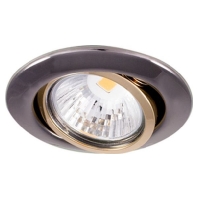 Recessed ceiling spotlight D3830 black-chrome/IR gold, 1760000400 - Promotional item