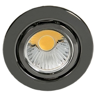 Recessed ceiling spotlight LB22 D 3830 black-chrome 50W, 1760000300 - Promotional item