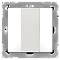 KNX Push Button 55 4-fold, White glossy finish BE-TA5504.G2
