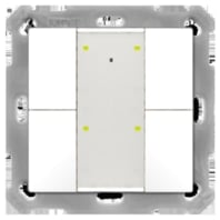 KNX Taster Plus TS 55 4-fach, Reinwei mat BE-TA55T4.02