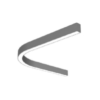 Curved Pendelprofil silber